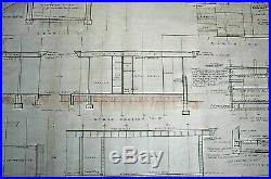 Frank Lloyd Wright Signed & Dated 1955 Original Drawing Of Tirranna Conn Pg 5
