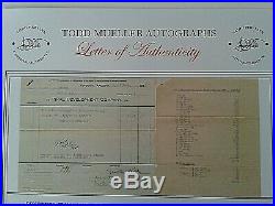 Frank Lloyd Wright Signed Early Receipt W Notation Dated April 24, 1917