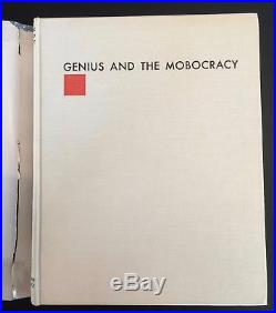 Frank Lloyd Wright Signed First Edition 1949 GENIUS AND THE MOBOCRACY