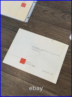 Frank Lloyd Wright Signed Letter 1954 to Robsjohn Gibbings TIME Design Legends