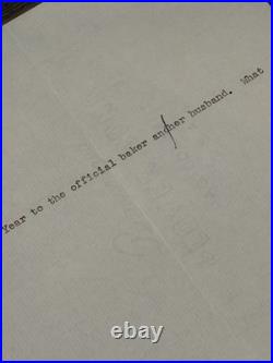 Frank Lloyd Wright Signed Letter Taliesin West January 12, 1955 New Year