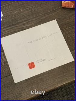 Frank Lloyd Wright Signed Letter Taliesin West June 12, 1954 Personal