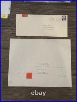 Frank Lloyd Wright Signed Letter Taliesin West March 1, 1958 Scottsdale