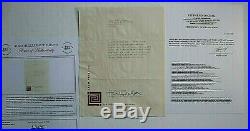 Frank Lloyd Wright Signed Letter To Henry Gammage Dated March 7 1957 W 2 Coa's