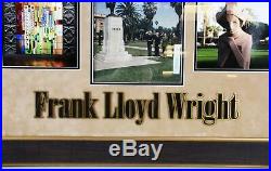 Frank Lloyd Wright Signed Magazine Display COA JSA