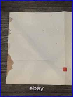 Frank Lloyd Wright Signed TLS 1930 Harlan Hale Yale Modern Architecture