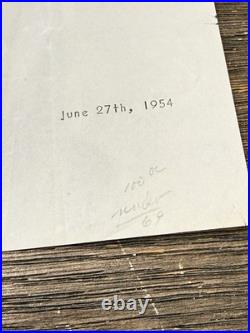 Frank Lloyd Wright Signed Taliesin Note 1954 Viking Press ALS Autograph Rare Frank Lloyd Wright Signed Taliesin Note 1954 Viking Press ALS Autograph Rare