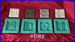 Frank Lloyd Wright Silicone Tile Make Your Own Molds 6 x High Relief 1