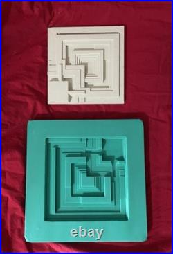 Frank Lloyd Wright Silicone Tile Make Your Own Molds 6 x High Relief 1