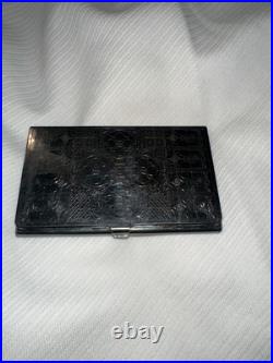Frank Lloyd Wright Silver Card Case, Oak Park Ceiling Grille Design