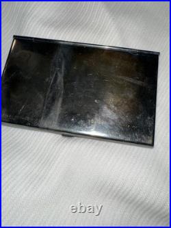 Frank Lloyd Wright Silver Card Case, Oak Park Ceiling Grille Design