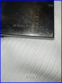 Frank Lloyd Wright Silver Card Case, Oak Park Ceiling Grille Design