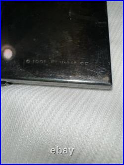 Frank Lloyd Wright Silver Card Case, Oak Park Ceiling Grille Design