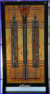 Frank Lloyd Wright Skylight Art Plaque'Bradley House' 1900 13x7