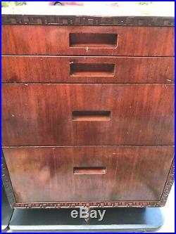 Frank Lloyd Wright Solid Mahogany Taliesin Dresser for Henredon