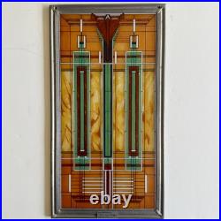Frank Lloyd Wright Stained Glass/Bradley Mansion Skylight/WindowithTabletop/Used