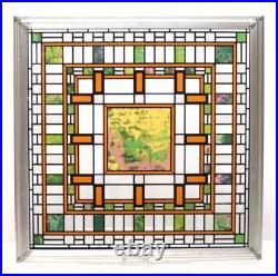 Frank Lloyd Wright Stained Glass Darwin D. Martin House Panel by Glassmasters