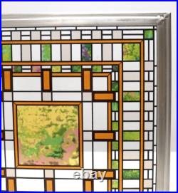 Frank Lloyd Wright Stained Glass Darwin D. Martin House Panel by Glassmasters