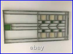 Frank Lloyd Wright Stained Glass Hanging Art 16-1/4 x 7-3/4