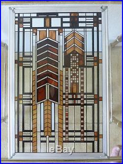 Frank Lloyd Wright Stained Glass Window Hanging