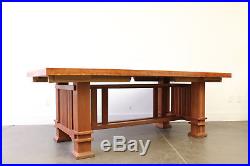 Frank Lloyd Wright Style Dining Room Table and Chairs