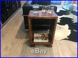 Frank Lloyd Wright Style Mid Century Modern Side Tables, Console Bar Server NEW