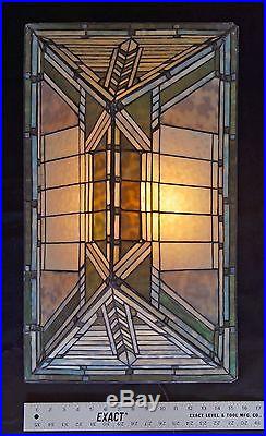 Frank Lloyd Wright Sumac 3 Pedestal Lamp Shade Hand Leaded Stained Glass