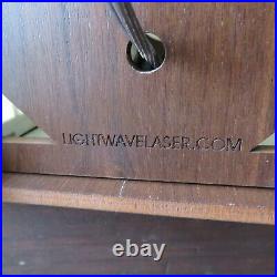Frank Lloyd Wright Sumac Lightbox Lamp Large Light Wave Laser Cherry Veneer