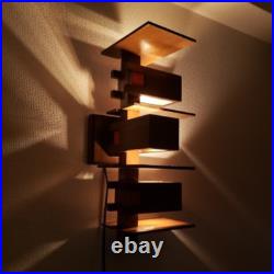 Frank Lloyd Wright TALIESIN 3 Wall Sconce Cherry + converter Reproduction