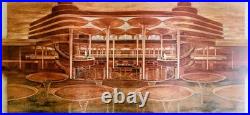 Frank Lloyd Wright THE GREAT WORKROOM SC JOHNSON Administration Building 1986
