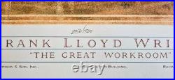 Frank Lloyd Wright THE GREAT WORKROOM SC JOHNSON Administration Building 1986