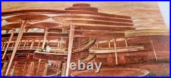 Frank Lloyd Wright THE GREAT WORKROOM SC JOHNSON Administration Building 1986