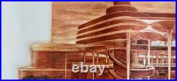 Frank Lloyd Wright THE GREAT WORKROOM SC JOHNSON Administration Building 1986