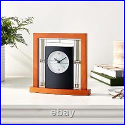 Frank Lloyd Wright Table Clock (Bulova B7756) Light Cherry Finish