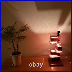 Frank Lloyd Wright Table Lighting TALIESIN 4 Cherry Brown Table Lamp LED Japan
