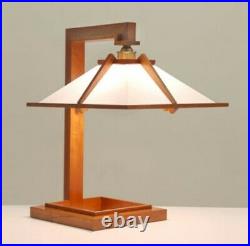 Frank Lloyd Wright Taliasen1 M Cherry Brown Table Light Generic Reproduct