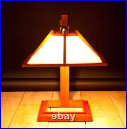 Frank Lloyd Wright Taliesin1 M Desk Lamp Table cherry brownGeneric Reproduction