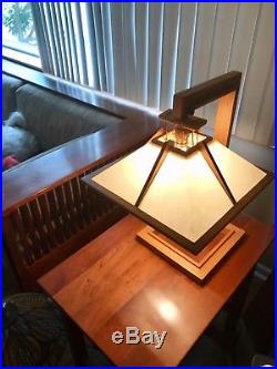Frank Lloyd Wright Taliesin 1 Table Lamp (One of Two)