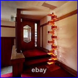 Frank Lloyd Wright Taliesin 2 Medium Cherry Brown Designer cherry wood Reproduct