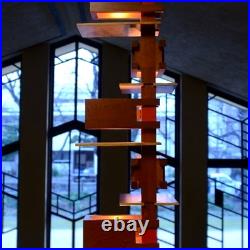 Frank Lloyd Wright Taliesin 2 Medium Cherry Brown Designer cherry wood Reproduct