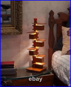 Frank Lloyd Wright Taliesin 3 Brown Table Lamp Reproduction