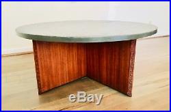 Frank Lloyd Wright Taliesin Coffee Table By Henredon 1955 Slate Top Mid Century