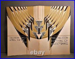 Frank Lloyd Wright Taliesin Festival Of Music And Dance Program 1959 Vintage