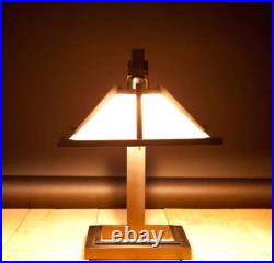 Frank Lloyd Wright Taliesin(S) Desk Lamp Table Wallnut Generic Reproduction Mini