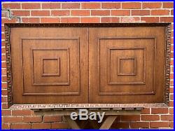 Frank Lloyd Wright Taliesin stacking cabinet for Henredon 1950 solid mahogany