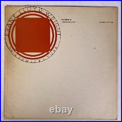 Frank Lloyd Wright Talks To And With The Taliesin Fellowship, Three LP Set, RARE