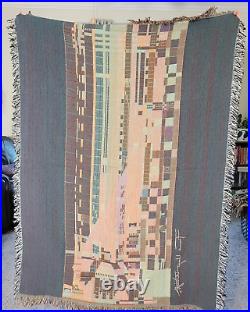 Frank Lloyd Wright Tapestry Throw approx 70x48 Excellent Condition