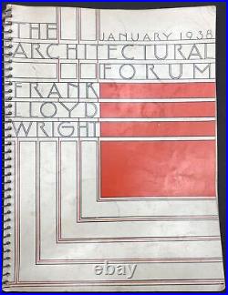 Frank Lloyd Wright / The Architectural Forum January 1938