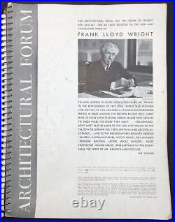 Frank Lloyd Wright / The Architectural Forum January 1938