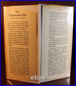 Frank Lloyd Wright / The Disappearing City 1st Edition 1932
